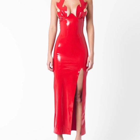 Authentic Poster Girl  Official Latex Dress - Picture 1 of 4